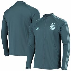 Adidas Argentina AFA National Team Anthem Jacket FH8604 XL Teal Full Zip Soccer